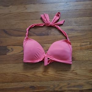 Calvin Klein Bikini Top BathingSuit Coral 38C